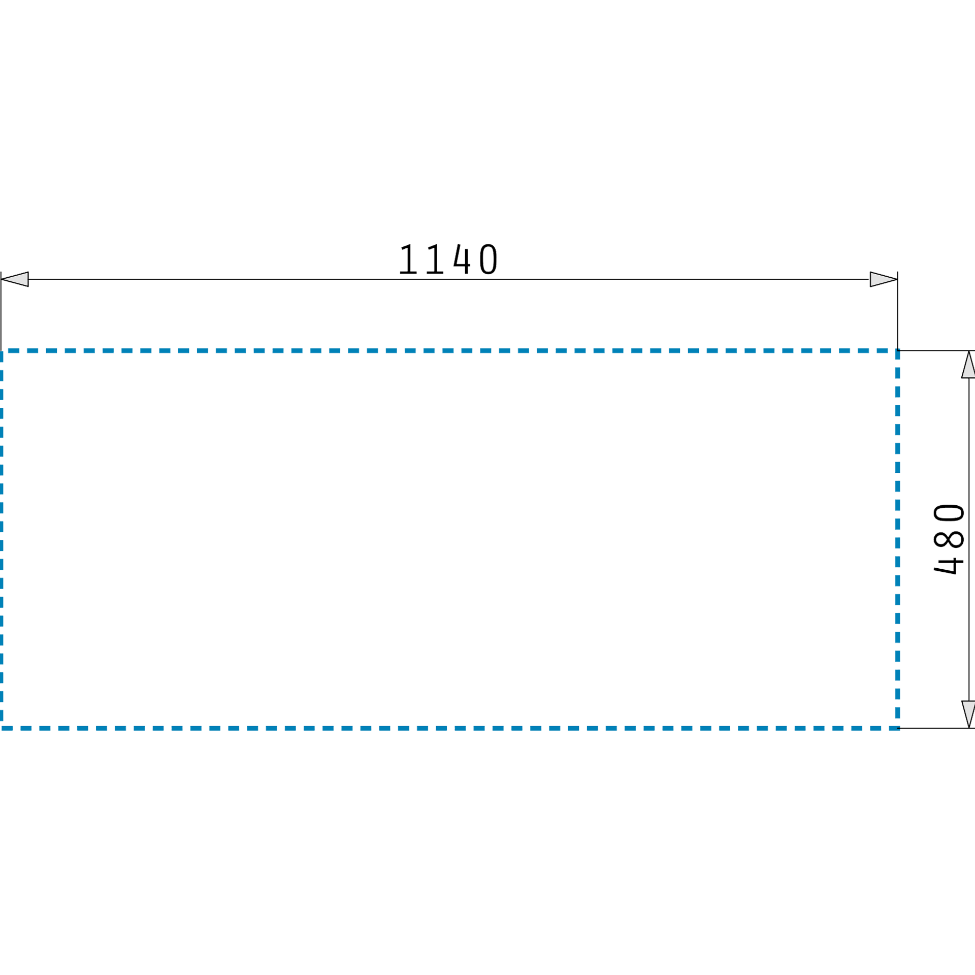 Pyramis ALEA (116×50) 2B 1D Skizze Einbau