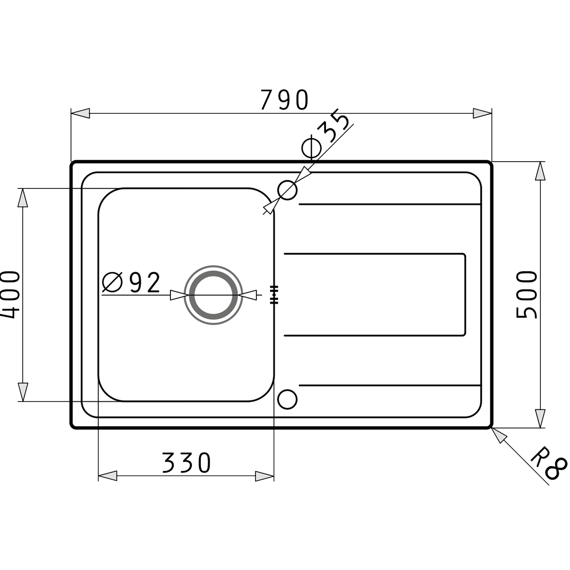 Pyramis ALEA (79×50) 1B 1D Skizze Maße