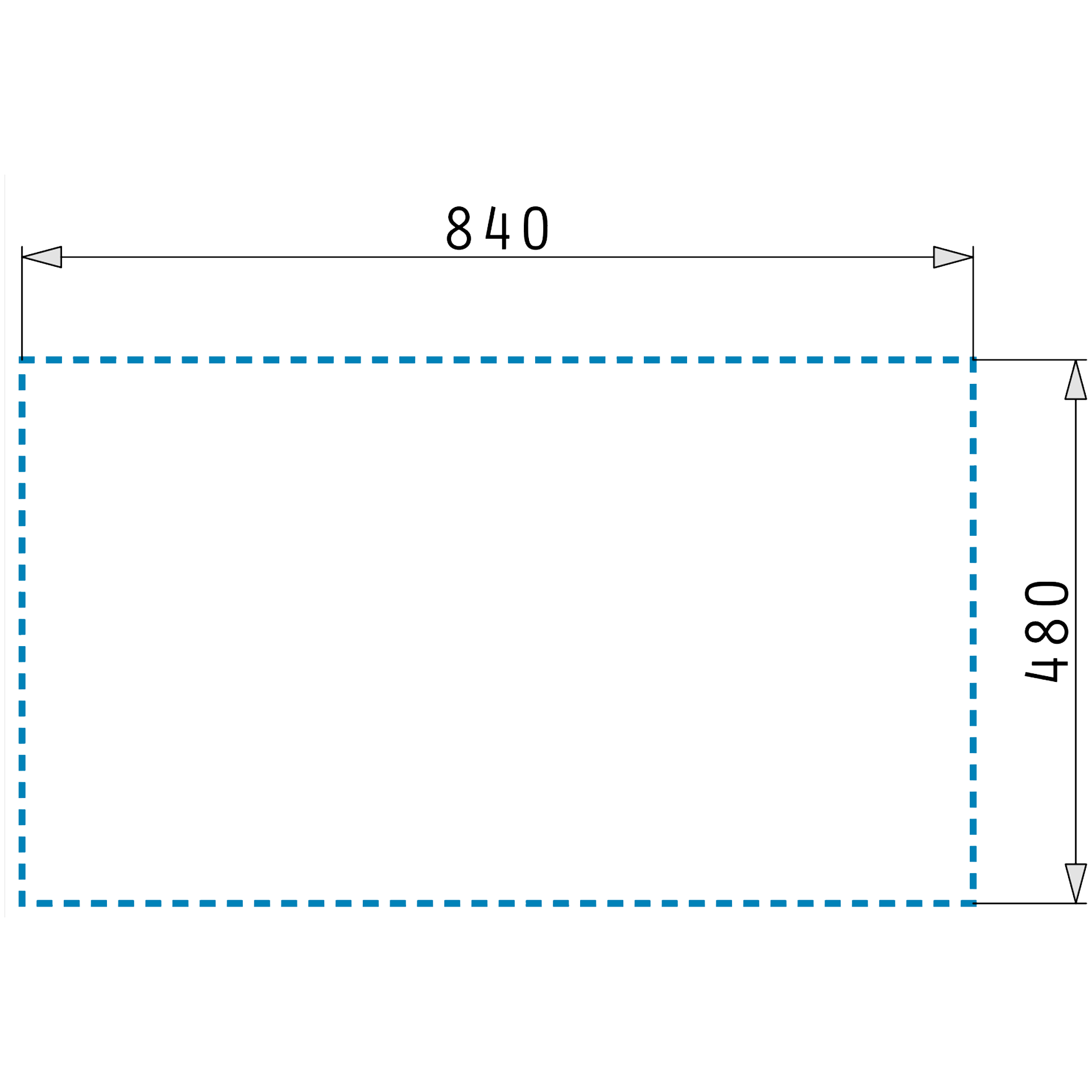 Pyramis ALEA (86×50) 1B 1D Skizze Einbau