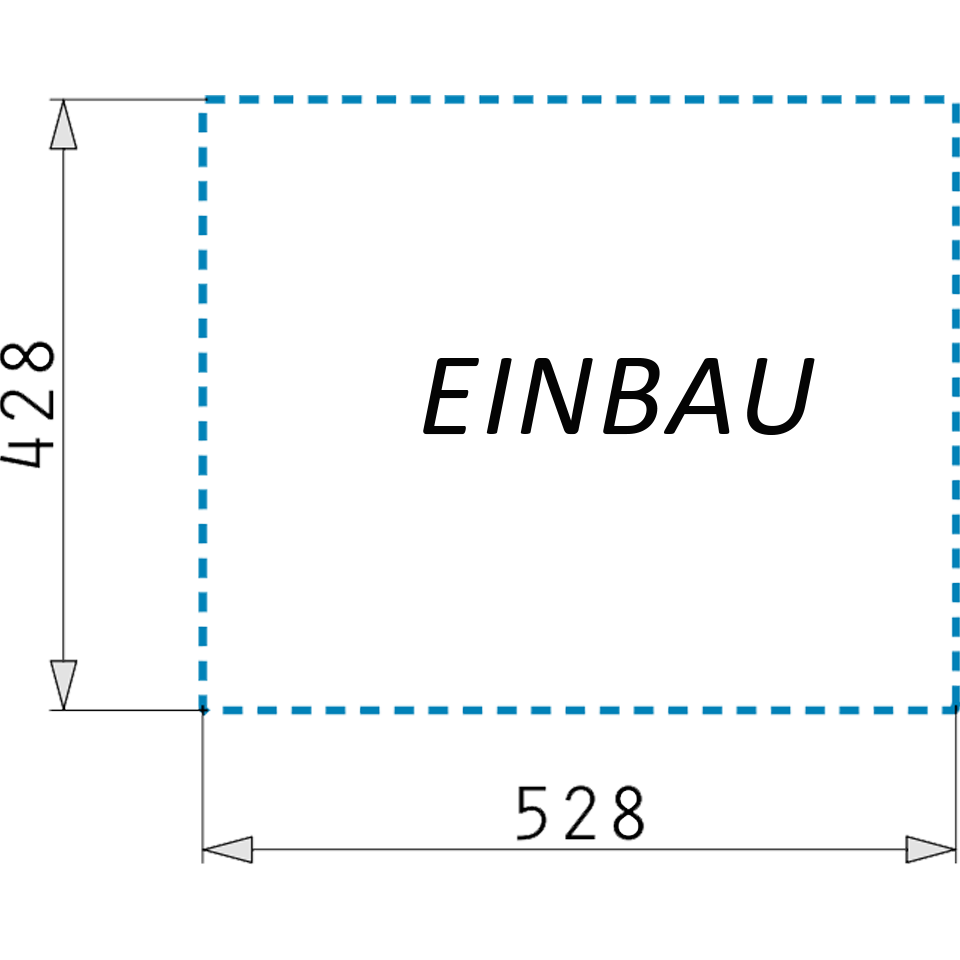 Pyramis Pyramis ASTRIS COLORA (50×40) 1B Maße Einbau