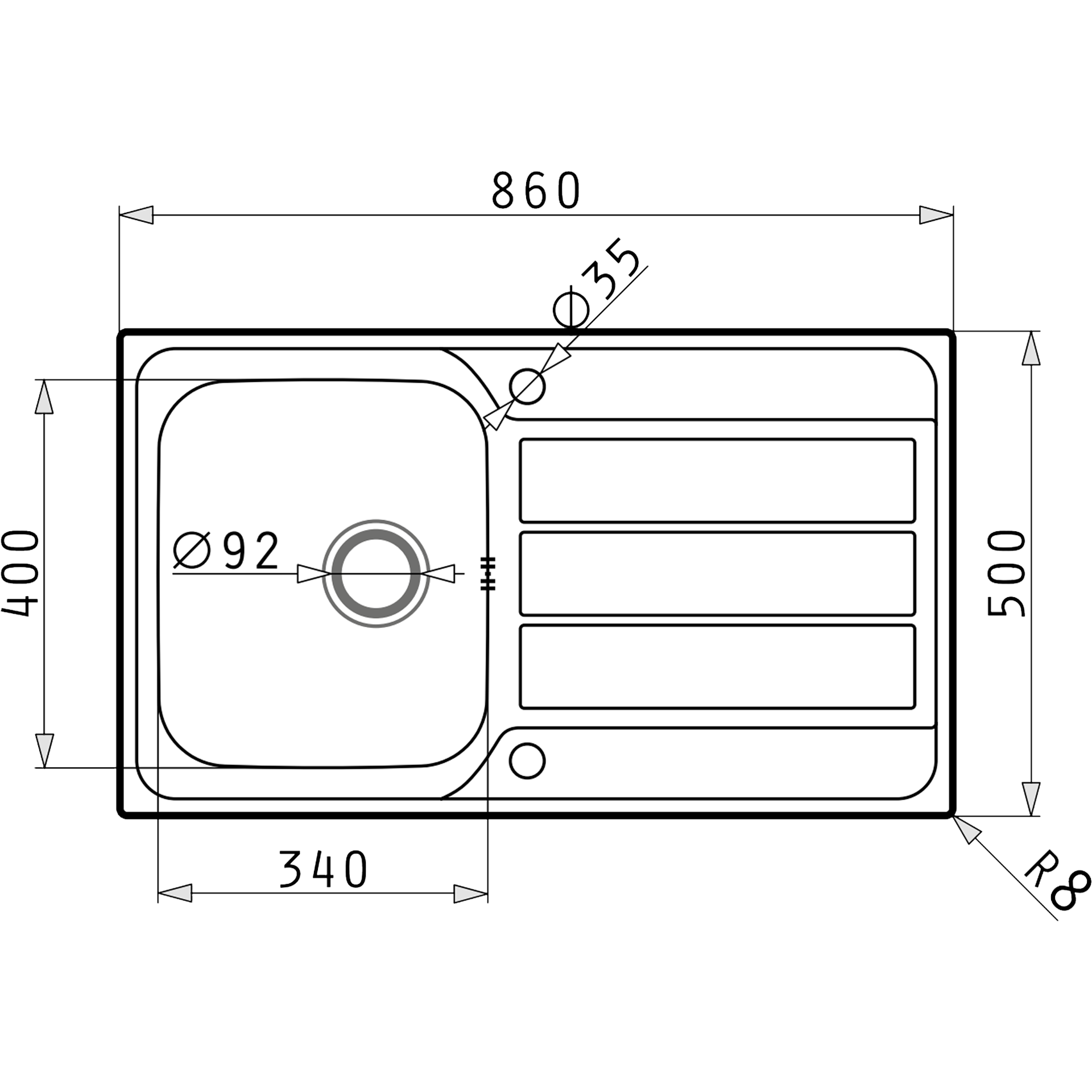 PyramisATHENA EXTRA (86×50) 1B 1D Skizze Einbau