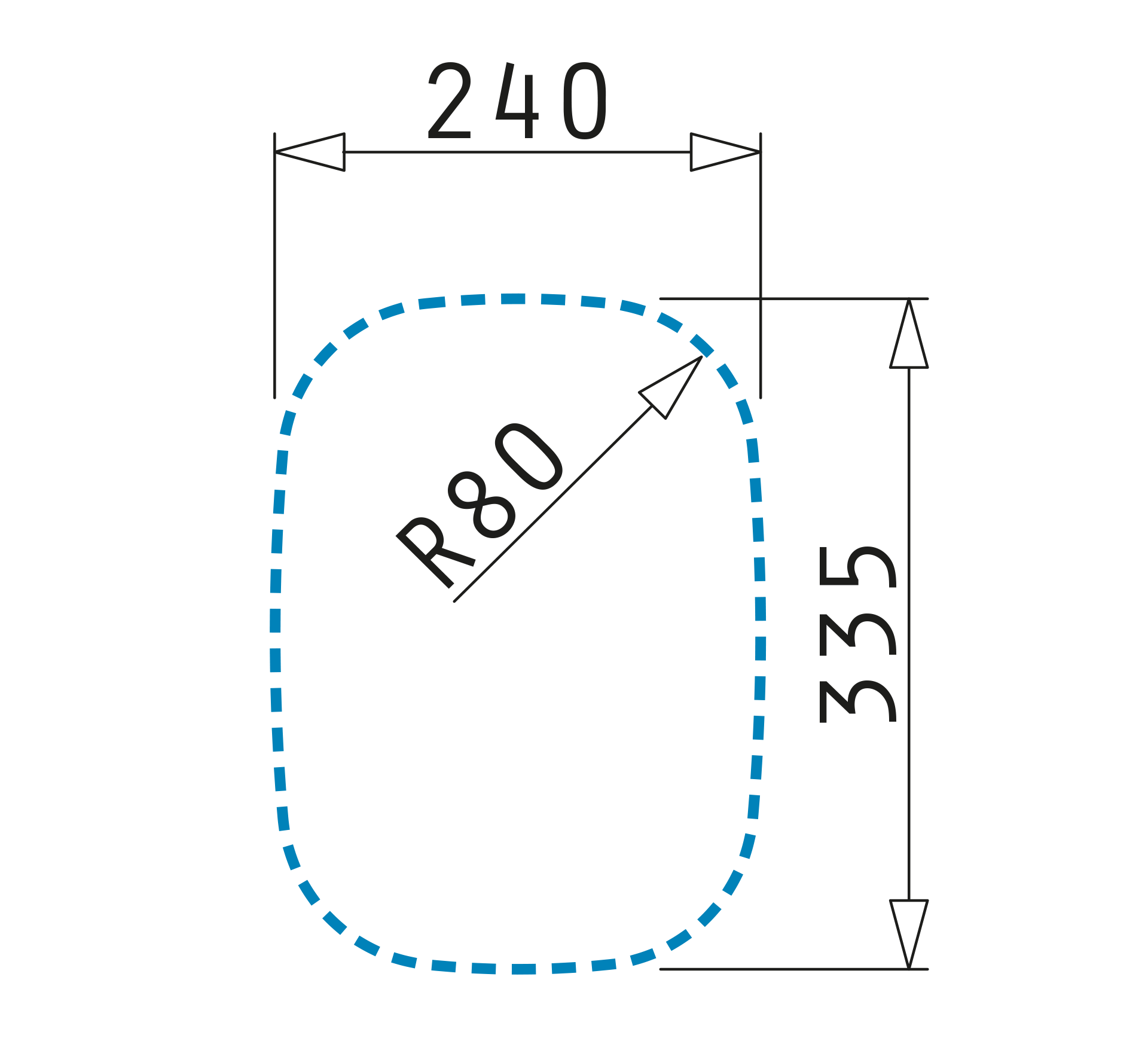 Pyramis IRIS (24×33,5) 1B Skizze Einbau
