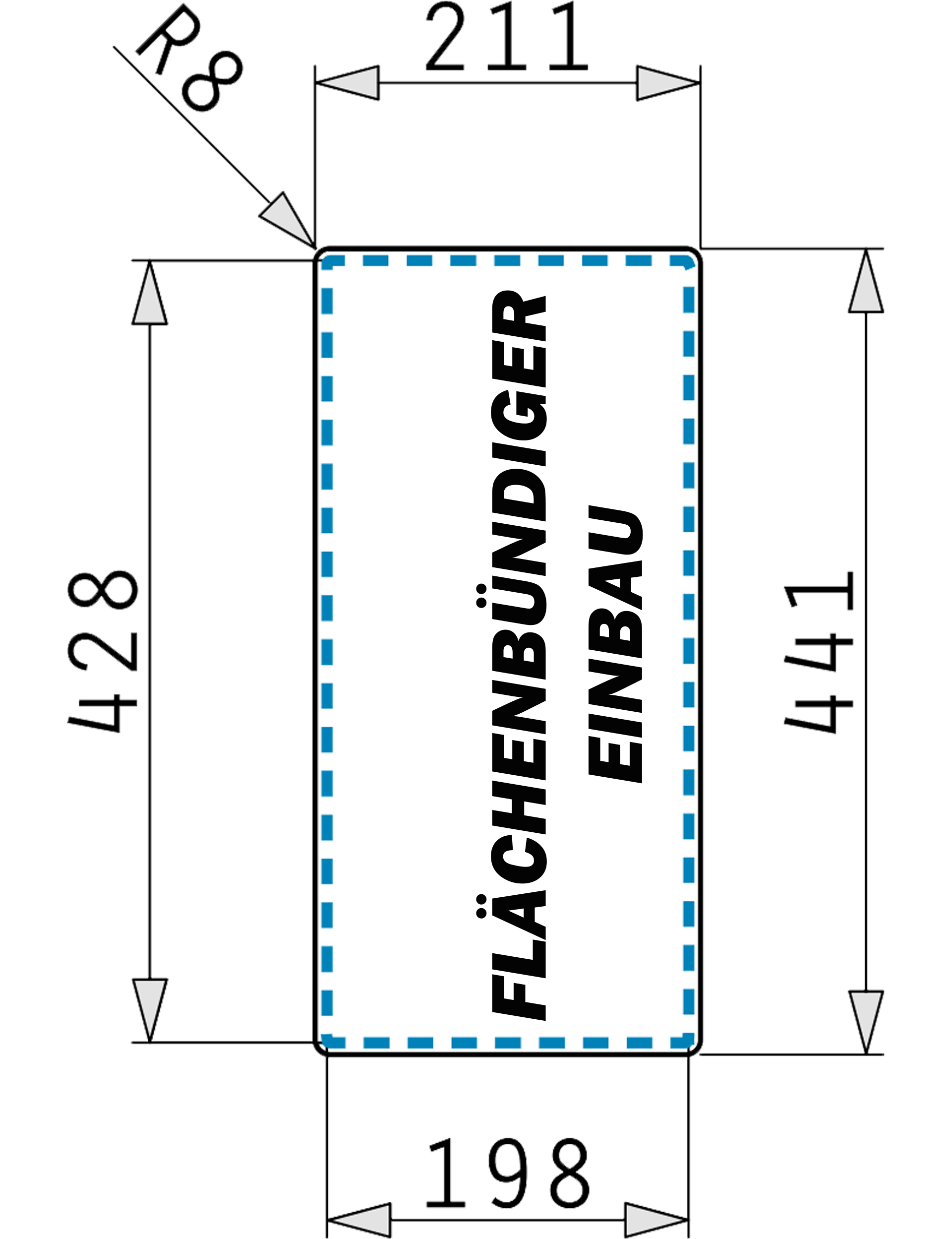 LUME (17×40) 1B Flächenbündig