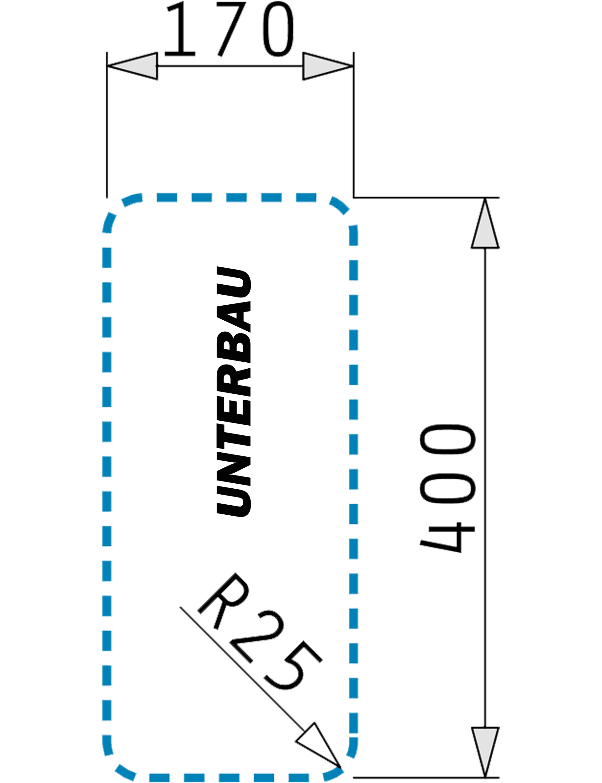 PyramisLUME (17×40) 1B Unterbau Skizze