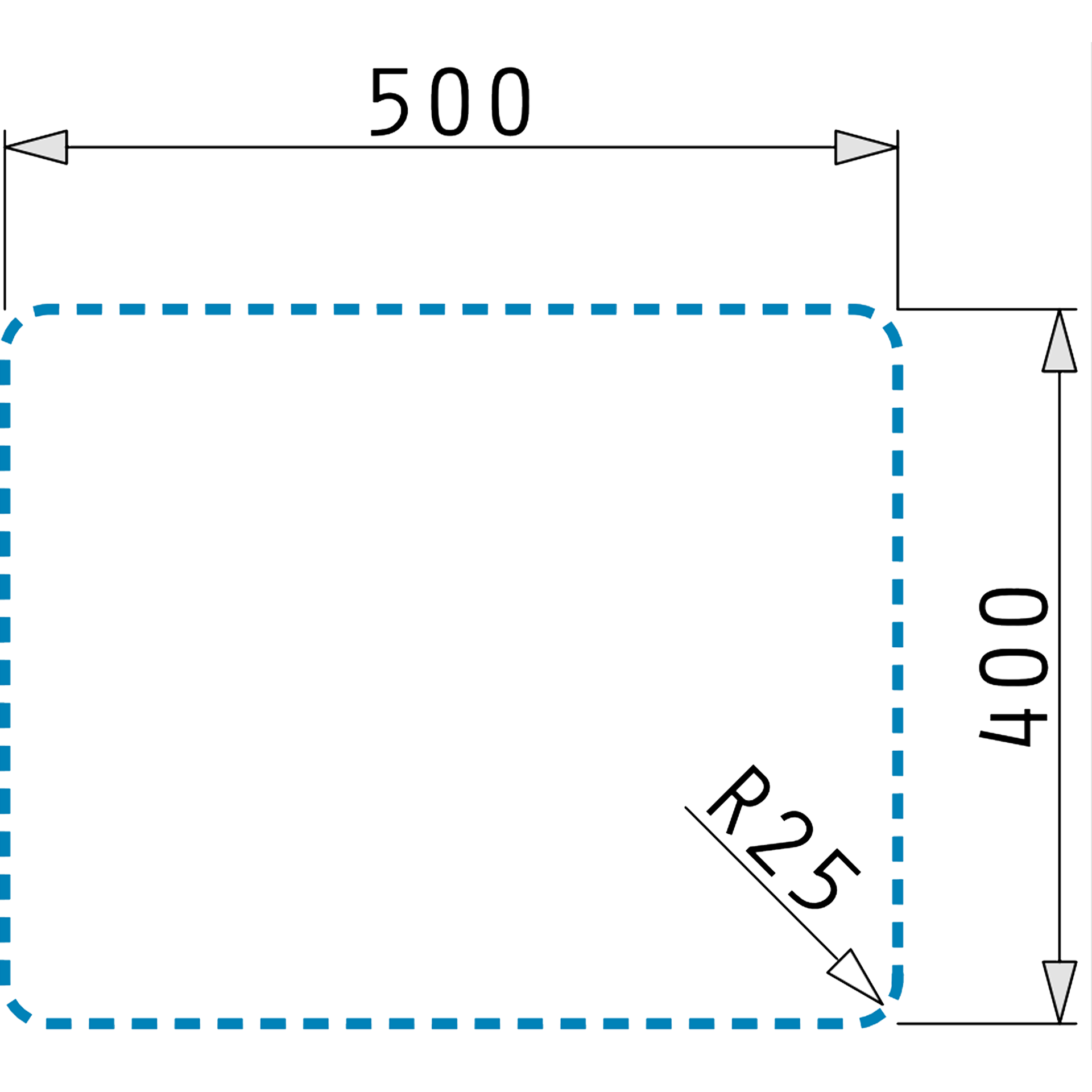 Pyramis LYDIA (50×40) 1B Skizze Unterbau