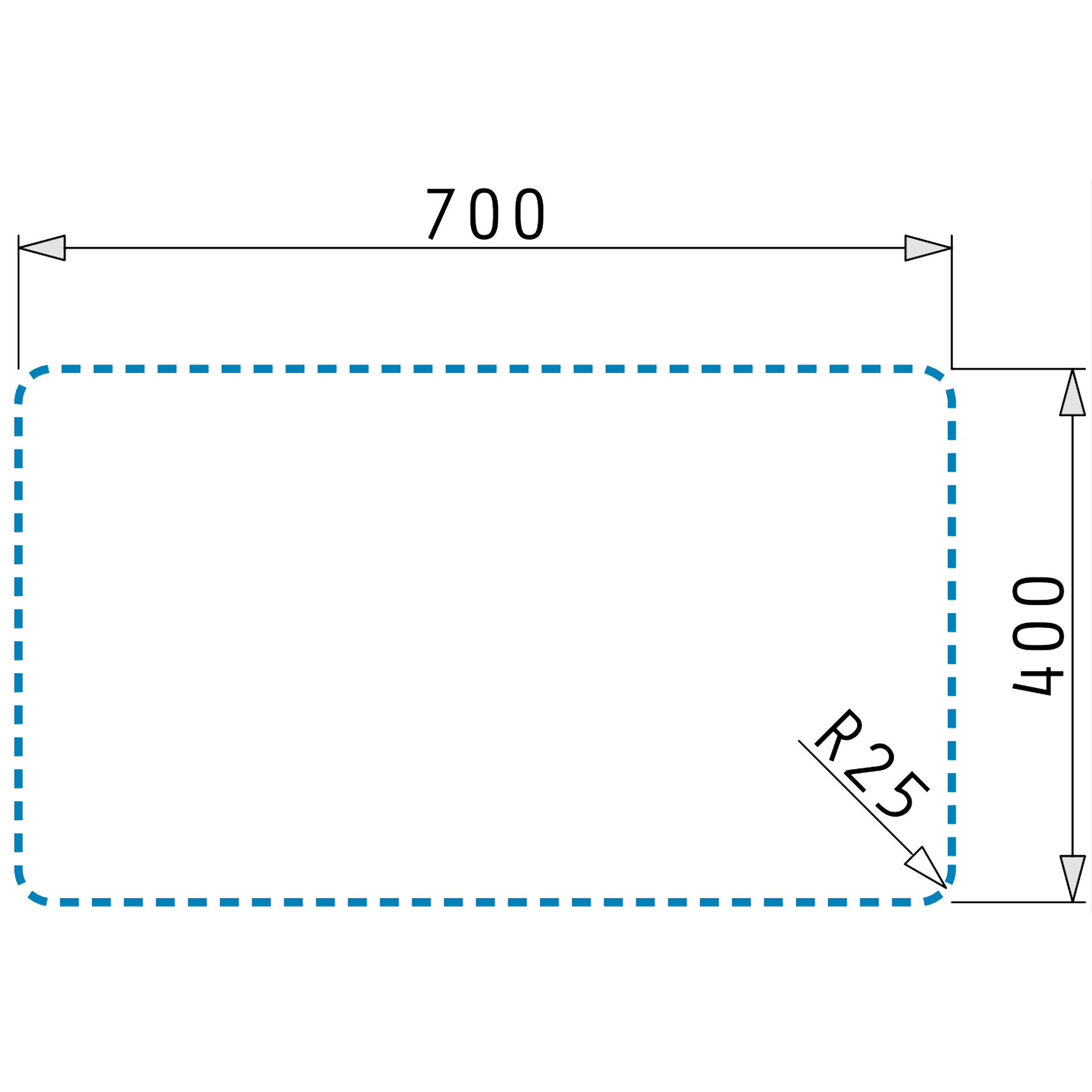 Pyramis LYDIA (70×40) 1B Skizze Unterbau