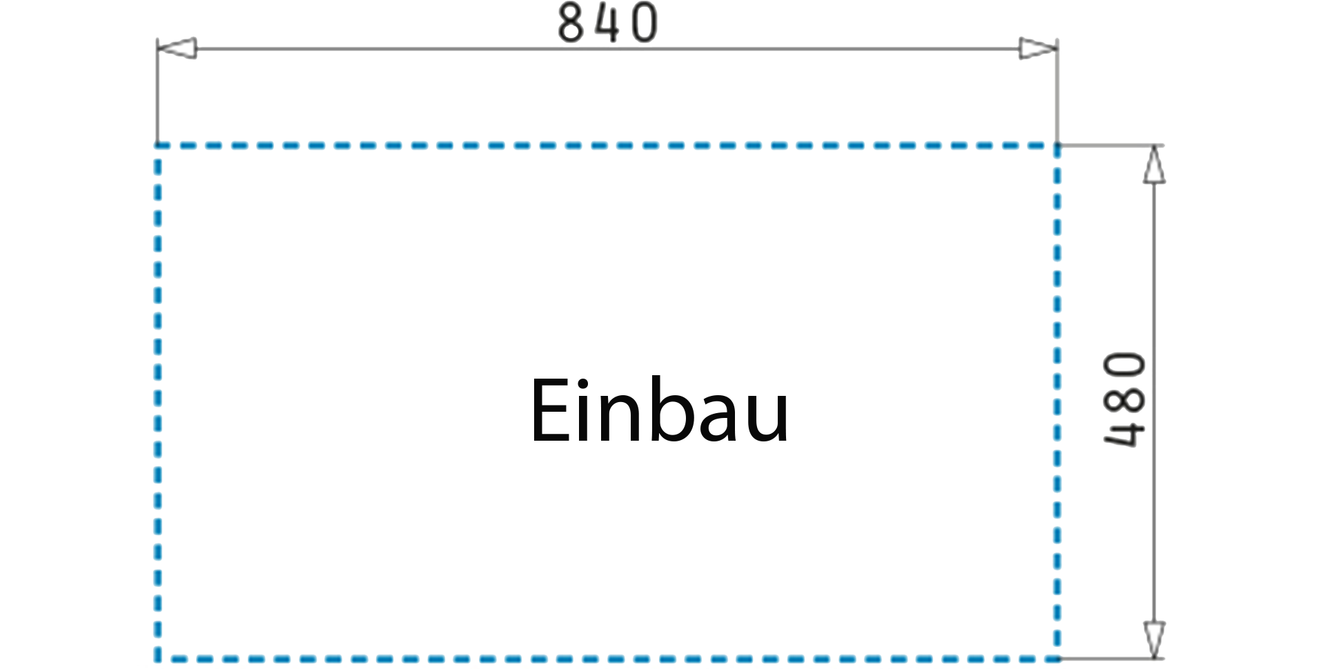 Skizze Einbau für Pyramis STUDIO (86×50) 1B 1D REV 107152430