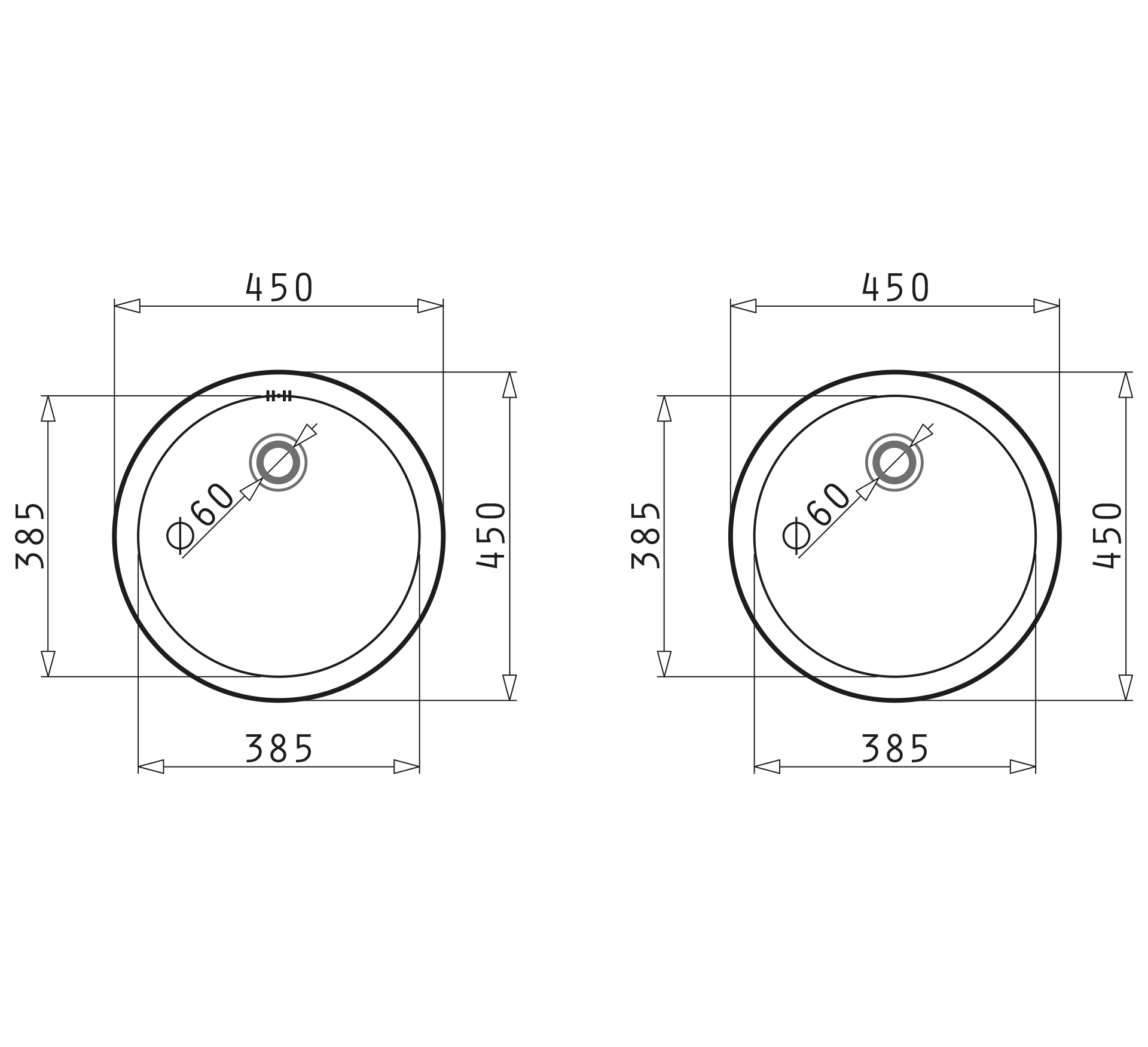 Pyramis CR CT SET Skizze Maße